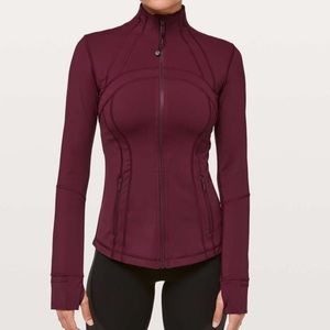 Lululemon Athletica Burgandy Define Jacket Size 4